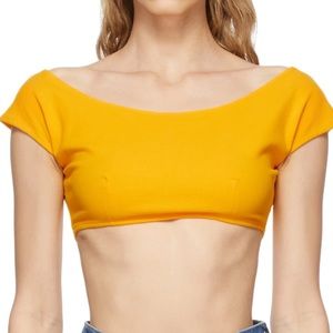 Gil Rodriguez Tangerine Salinas Crop Top